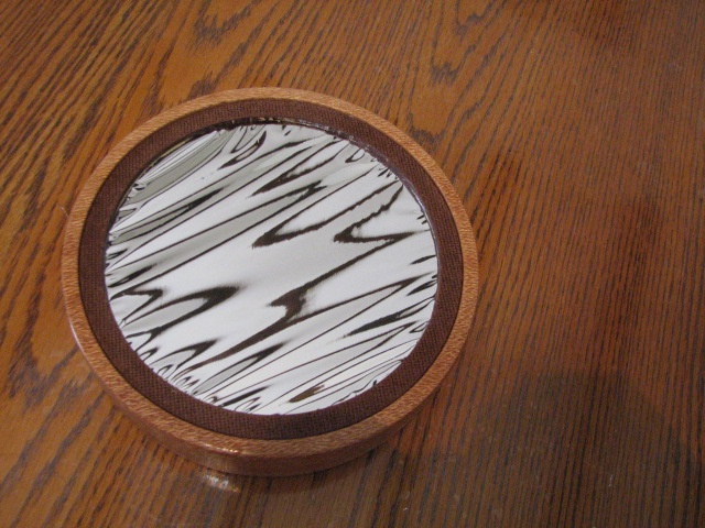 SafetyFilm fitted to holder for up to 10" telescopes